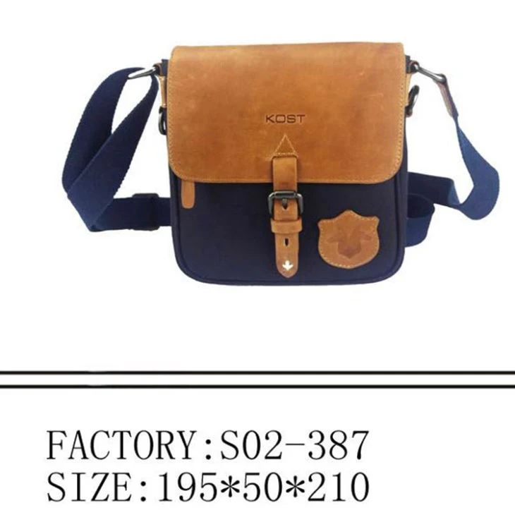 Alça de ombro de couro de bolsa mensageira