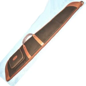 Bolsa de rifle de couro de lona