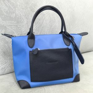 Alças de couro de bolsa de nylon