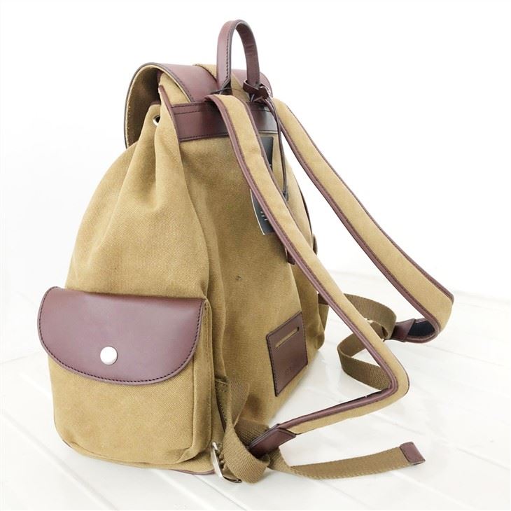 Canvas Leather Rucksack