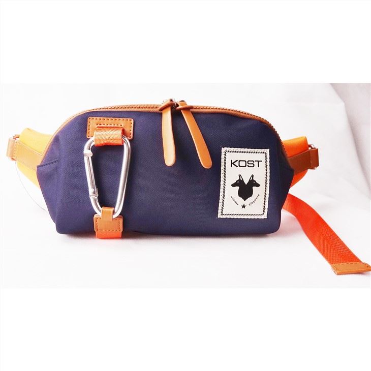 Bolsa de cintura de couro de lona