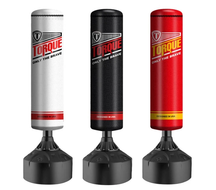 Saco de boxe com suporte